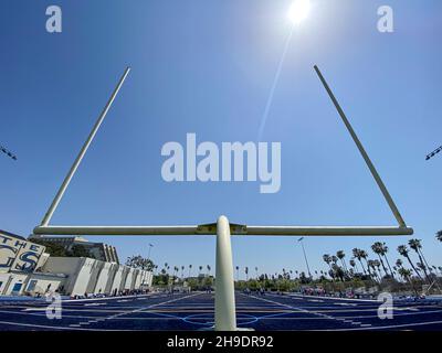 High School Football Spiel, Santa Monica, Kalifornien, USA Stockfoto