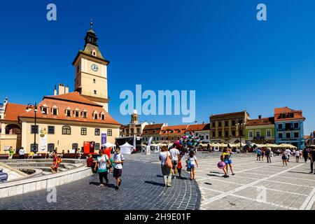 Die Stadt Brasov in Rumänien Stockfoto