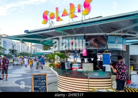 Strand von der Küste, Brasilien, rio de janeiro Stockfoto