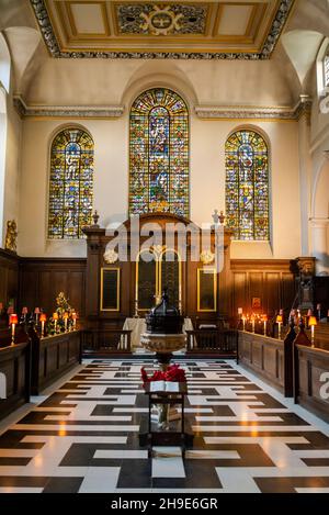 Saint Vedast-alias-Foster, erbaut von Christopher Wren im 17th. Jahrhundert, City of London, London, England, Großbritannien Stockfoto