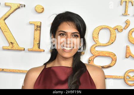 London, Großbritannien. 06th Dez 2021. Crystelle Pereira nimmt an der Weltpremiere „The Kings man“ am Cineworld Leicester Square in London Teil. (Foto von James Warren/SOPA Images/Sipa USA) Quelle: SIPA USA/Alamy Live News Stockfoto