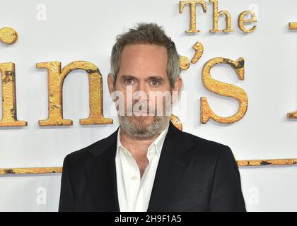 London, Großbritannien. 06th Dez 2021. Rhys Ifans nimmt an der Weltpremiere „The Kings man“ am Cineworld Leicester Square in London Teil. (Foto von James Warren/SOPA Images/Sipa USA) Quelle: SIPA USA/Alamy Live News Stockfoto