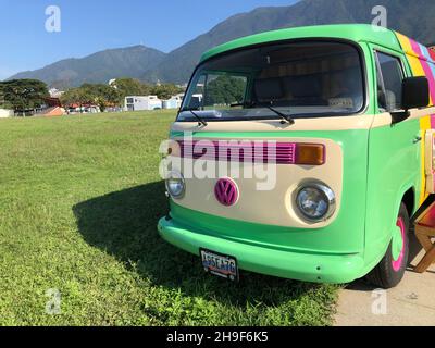 Gezeigt auf einer Ausstellung von VW Bulli, Combi Stockfoto