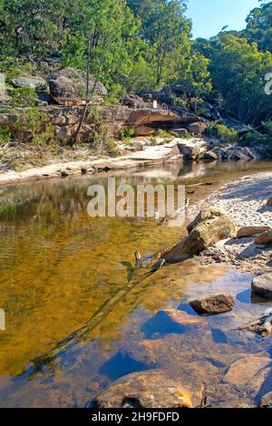 Jellybean Pool, Blue Mountains National Park Stockfoto