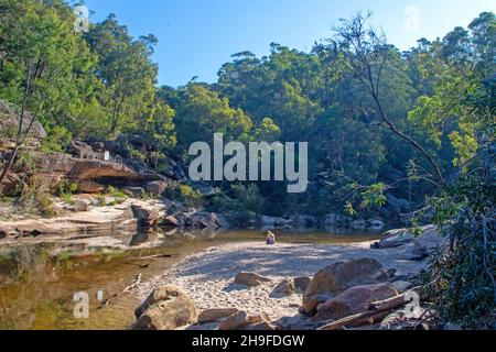 Jellybean Pool, Blue Mountains National Park Stockfoto