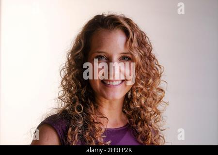 Los Angeles, Kalifornien, USA. 7th September 2021. Joanna McFarland, CEO und Gründerin von HopSkipDrive. (Bild: © Ringo Chiu/ZUMA Press Wire) Stockfoto