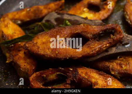 Tilapia Fisch kerala Stil Tilapia Fisch braten Stockfoto