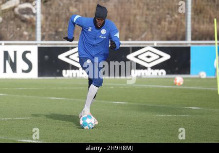 Stadt Gelsenkirchen, Deutschland. 07th Dez, 2021. firo: 07.12.2021, Fuvuball, 1st Bundesliga, Saison 2021/2022, FC Schalke 04, Training, Salif Sane Credit: dpa/Alamy Live News Stockfoto