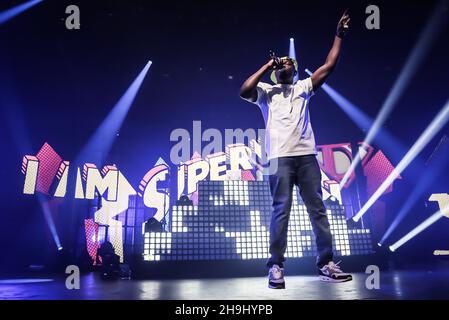 Dizzee Rascal auf der Roundhouse Bühne als Teil der ITunes-Festival Stockfoto