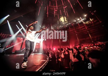 Dizzee Rascal auf der Roundhouse Bühne als Teil der ITunes-Festival Stockfoto