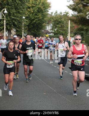 Szenen aus dem Ealing-Halbmarathon 2013 Stockfoto