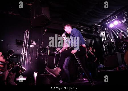 Kaiser Chiefs treten bei einem geheimen Gig beim Great Escape 2014 in Brighton, Großbritannien, auf Stockfoto