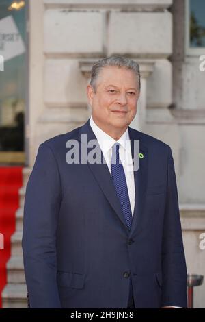 Al Gore posiert für Fotos auf dem roten Teppich vor einer Q&A-Sitzung vor der Vorführung der britischen Premiere einer unbequem Fortsetzung Truth to Power im Somerset House in London. Fotodatum: Donnerstag, 10. August 2017. Bildnachweis sollte lauten: Richard Gray/EMPICS Entertainment Stockfoto