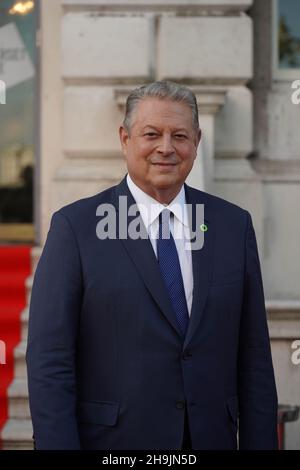 Al Gore posiert für Fotos auf dem roten Teppich vor einer Q&A-Sitzung vor der Vorführung der britischen Premiere einer unbequem Fortsetzung Truth to Power im Somerset House in London. Fotodatum: Donnerstag, 10. August 2017. Bildnachweis sollte lauten: Richard Gray/EMPICS Entertainment Stockfoto