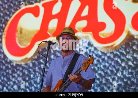 David Victor 'Dave', der Pfau von Chas, und Dave treten beim British Summer Time Festival 2018 im Hyde Park in London live auf. Fotodatum: Sonntag, 8. Juli 2018. Bildnachweis sollte lauten: Richard Gray/EMPICS Stockfoto