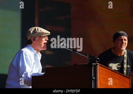 Steve Winwood und Gitarrist Jim Capaldi treten beim British Summer Time Festival 2018 im Hyde Park in London live auf der Great Oak Stage auf. Fotodatum: Sonntag, 8. Juli 2018. Bildnachweis sollte lauten: Richard Gray/EMPICS Stockfoto