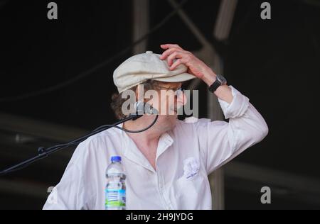 Charles Nichola 'Chas' Hodges von Chas und Dave treten beim British Summer Time Festival 2018 im Hyde Park in London live auf. Fotodatum: Sonntag, 8. Juli 2018. Bildnachweis sollte lauten: Richard Gray/EMPICS Stockfoto