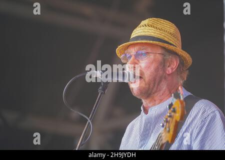 David Victor 'Dave', der Pfau von Chas, und Dave treten beim British Summer Time Festival 2018 im Hyde Park in London live auf. Fotodatum: Sonntag, 8. Juli 2018. Bildnachweis sollte lauten: Richard Gray/EMPICS Stockfoto