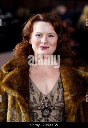 Monica Dolan bei der britischen Premiere von Cyrano, im Odeon Luxe, Leicester Square, London. Bilddatum: Dienstag, 7. Dezember 2021. Stockfoto