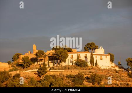 Ruinen der Eremitage der Magdalena, Ermitorio de la Magdalena, Castelló de la Plana, Spanien Stockfoto