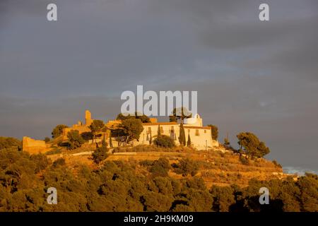 Ruinen der Eremitage der Magdalena, Ermitorio de la Magdalena, Castelló de la Plana, Spanien Stockfoto