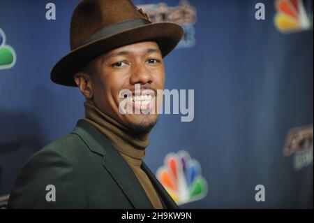 Manhattan, Vereinigte Staaten Von Amerika. 27th August 2015. NEW YORK, NY - 26. AUGUST: Nick Cannon nimmt am 26. August 2015 in New York City am roten Teppich der Post-Show „America's Got Talent“ in der Radio City Music Hall Teil. Personen: Nick Cannon Kredit: Storms Media Group/Alamy Live News Stockfoto