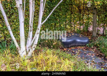 Modellgärten im Grugapark, Gartengestaltung verschiedener Gartenbaustile Essen, NRW, Deutschland Stockfoto