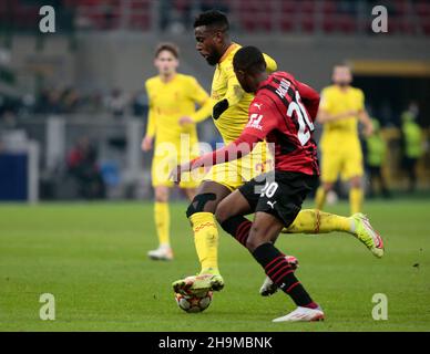 Mailand, 07. Dezember 2021 AC Mailand - Liverpool UEFA Champions League Stockfoto