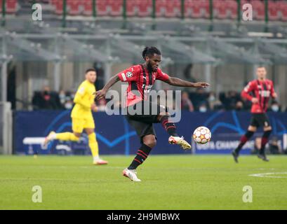 Mailand, 07. Dezember 2021 AC Mailand - Liverpool UEFA Champions League Stockfoto