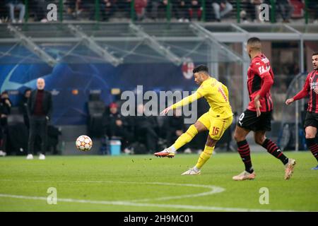 Mailand, 07. Dezember 2021 AC Mailand - Liverpool UEFA Champions League Stockfoto