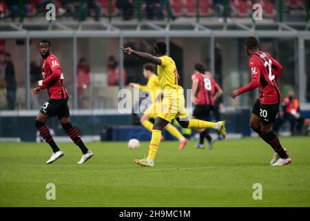 Mailand, 07. Dezember 2021 AC Mailand - Liverpool UEFA Champions League Stockfoto