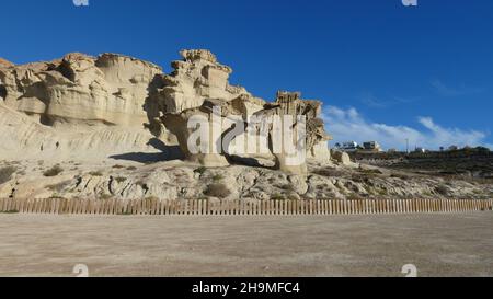 Bolnuevo Erosionen Stockfoto