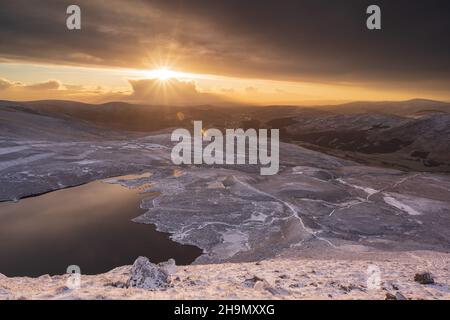 Loch Brandy im Winter Stockfoto