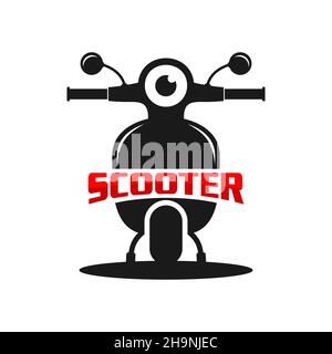 Scooter Logo Design Ihr Unternehmen Stockfoto