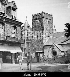 Lynton, Devon, viktorianische Zeit Stockfoto