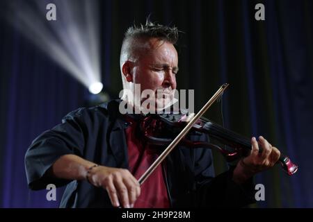 Krakau, Polen - 10. Juli 2021: Nigel Kennedy live bei der 26. Ausgabe des Summer Jazz Festivals in Krakau Stockfoto