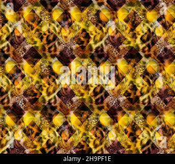 Muster im Textil-Mode-Druck. Farbenfrohe moderne Drucke.Trend-Mode-Druck-Designs Stockfoto