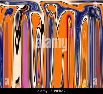 Abstrakter flüssiger Hintergrund. Abstraktes Muster für digitale Kunst. Stockfoto