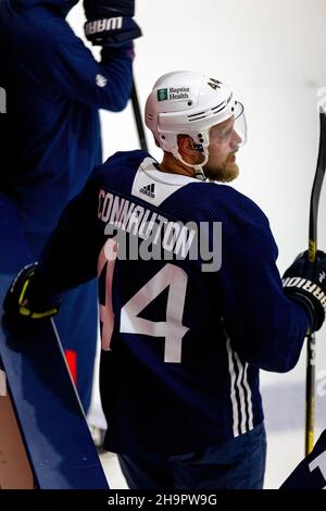 Florida Panthers Team während der morgendlichen Trainingseinheit in Florida Panthers IceDen für die NHL-Saison 2021-2022 Stockfoto