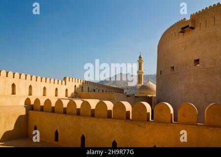 Nizwa Fort, Oasis City of Nizwa, Nizwa, Oman Stockfoto