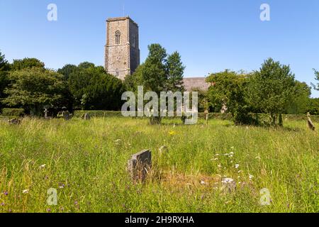 Dorfpfarrkirche von Saint Edmund, Kessingland, Suffolk, England, Großbritannien Stockfoto