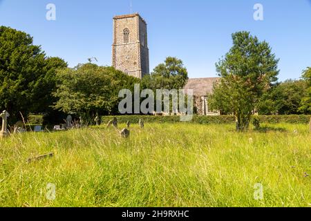 Dorfpfarrkirche von Saint Edmund, Kessingland, Suffolk, England, Großbritannien Stockfoto