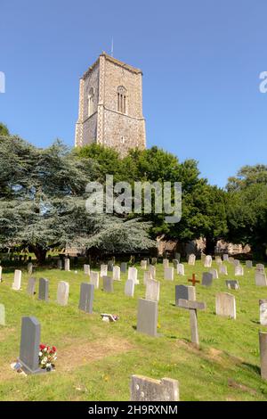 Dorfpfarrkirche von Saint Edmund, Kessingland, Suffolk, England, Großbritannien Stockfoto