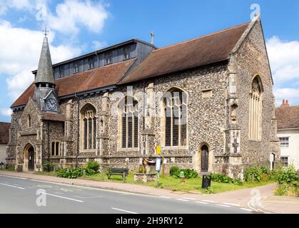 Pfarrkirche von Saint John the Baptist, Needham Market, Suffolk, England, Großbritannien Stockfoto