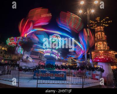 Weihnachtslichter George Square Glasgow Stockfoto