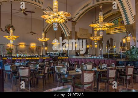 Amsterdam, Cafe Americain, Innenraum im Stil des Art déco Stockfoto