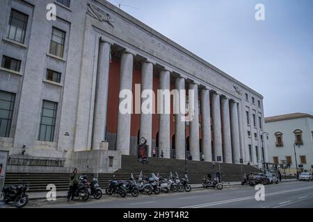 Palazzo delle Poste, Via Roma, Palermo, Sizilien, Italien Stockfoto