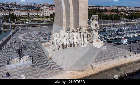Padrão Dos Descobrimentos, Lissabon, Portugal Stockfoto