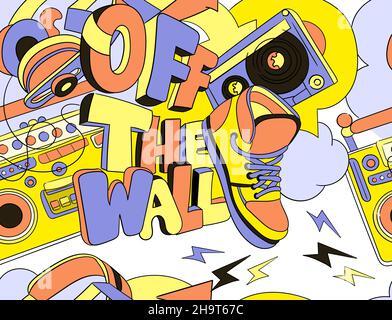 Abstrakter, nahtloser Retro-Style Stock Vektor