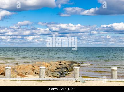 Amagansett Landschaft von Gardiners Bay Stockfoto